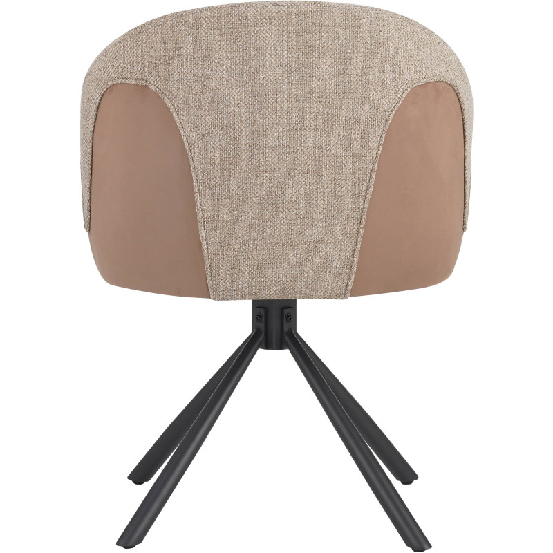 Upholstered dining chair with swivel function (#3364)