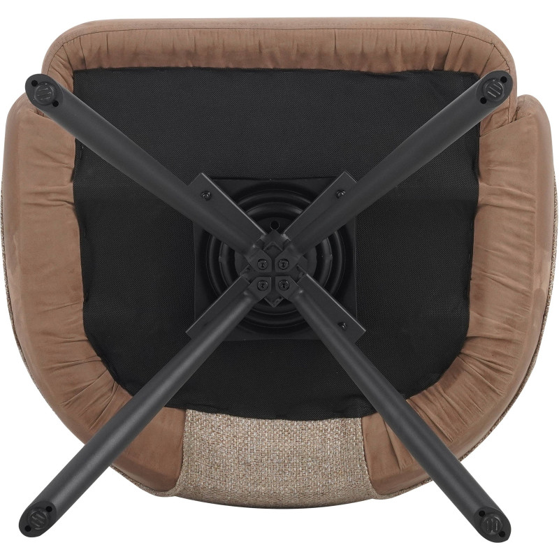 Upholstered dining chair with swivel function (#3364)