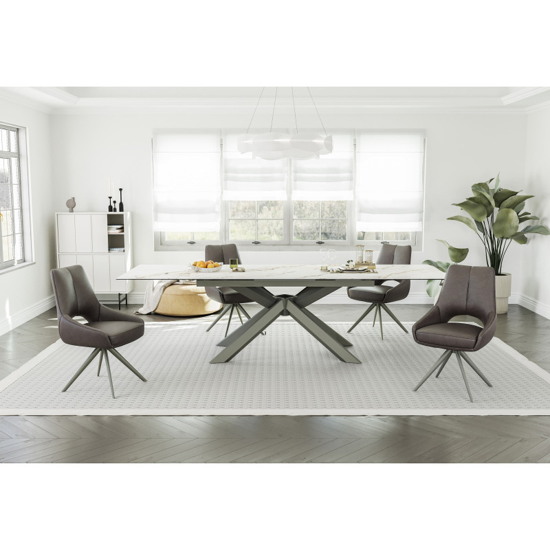 Rotatable dining chair with pocket suspension (#3396)