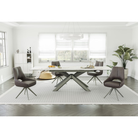 Rotatable dining chair with pocket suspension (#3396)