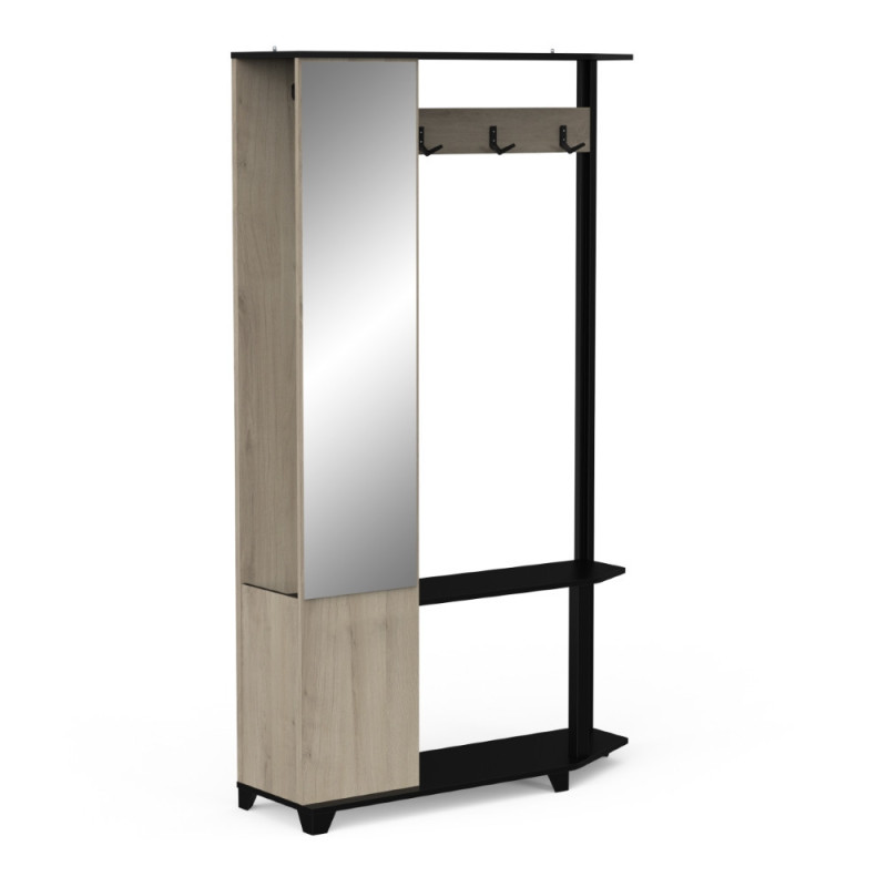 Hallway stand with built-in mirror (#3403)