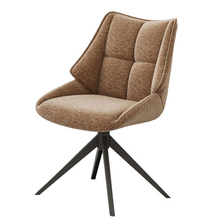 Upholstered dining chair with swivel function (#3429)