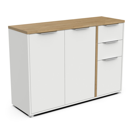 Sideboard in white and brown color (#3478)