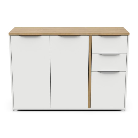 Sideboard in white and brown color (#3478)
