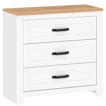 Modern sideboard with three identical drawers (#3490)