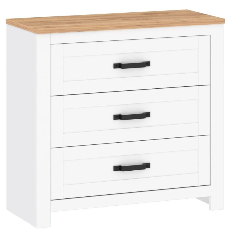 Moderns sidebords ar trim identiskiem atvilktņiem (#3490)