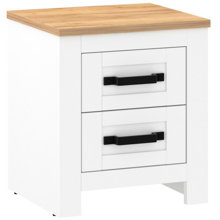 Nightstand with two drawers (#3501)