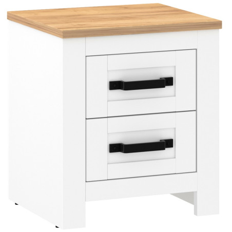 Nightstand with two drawers (#3501)