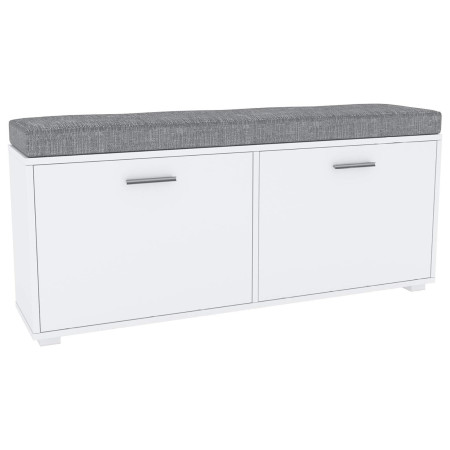 Shoe cabinet with upholstered top (#3520)