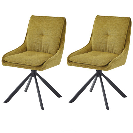 Modern dining chair with 180° rotatable function (#3542)