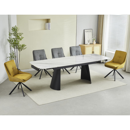 Modern dining chair with 180° rotatable function (#3542)