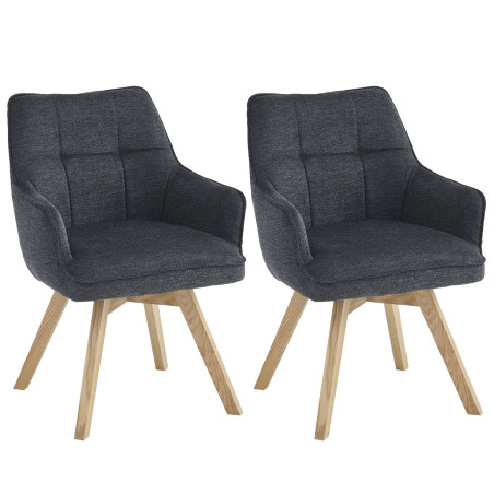 Comfortable dining chair with armrests (#3543)