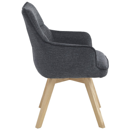 Comfortable dining chair with armrests (#3543)