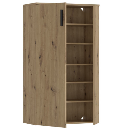 Modern shoe cabinet with five adjustable shelves (#3564)