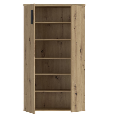 Modern shoe cabinet with five adjustable shelves (#3564)