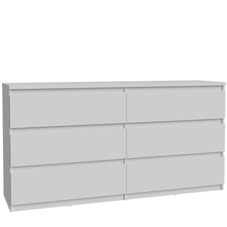 Wide chest of drawers with six drawers (#3570)