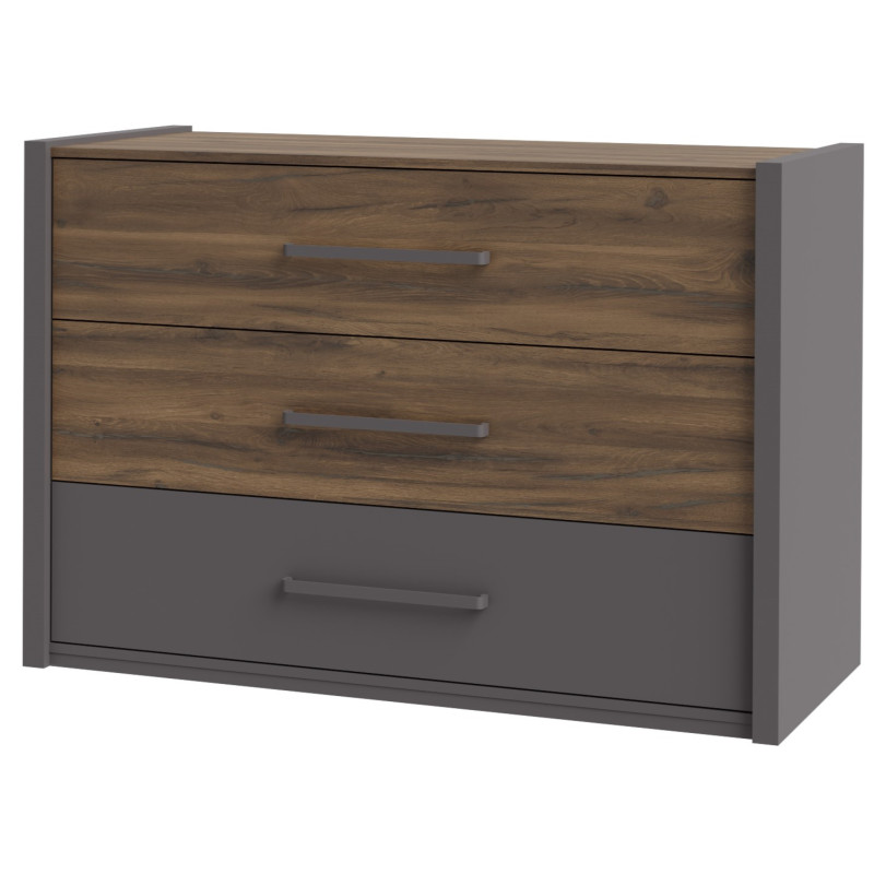 A wide sideboard with three drawers (#3578)