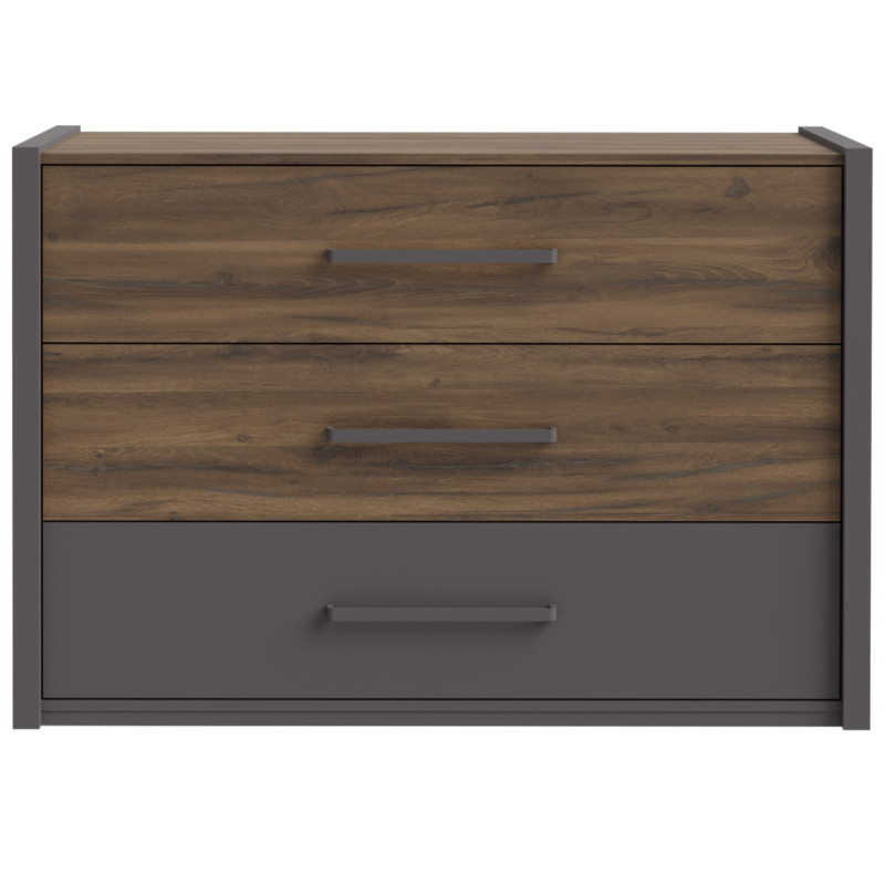 A wide sideboard with three drawers (#3578)