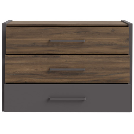 A wide sideboard with three drawers (#3578)