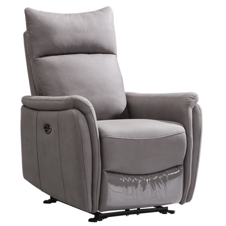 Modern relax chair in grey color (#3598)