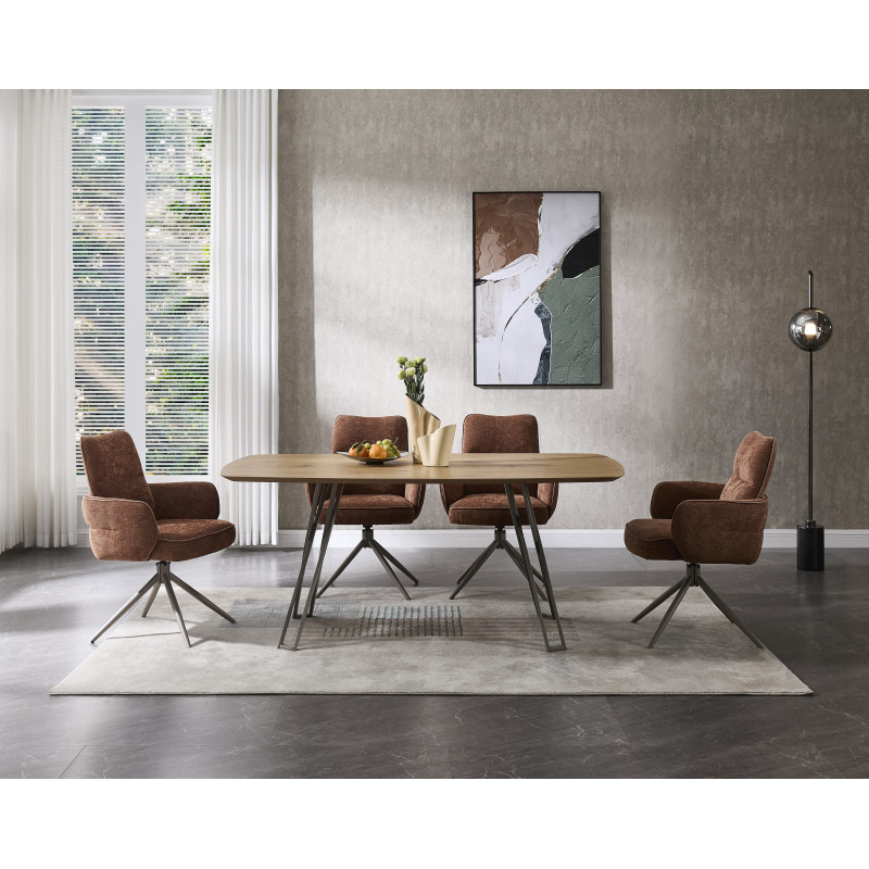 Rotatable dining chair (#3607)