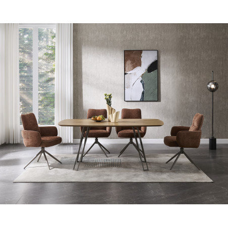 Rotatable dining chair (#3607)