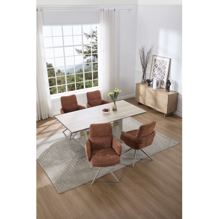 Rotatable dining chair (#3607)