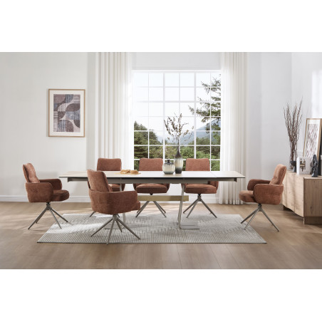 Rotatable dining chair (#3607)