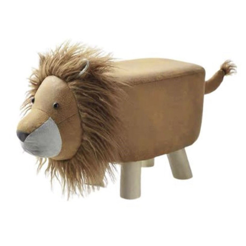 Cute pouf in the shape of a lion (#3624)