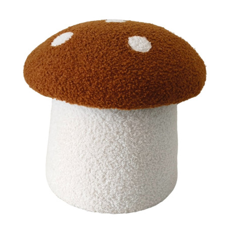 Upholstered mushroom-shaped stool (#3626)
