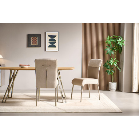 Ēdamistabas galds savvaļas ozola krāsā (#3656)