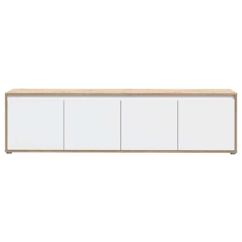 Large TV stand with internal storage space (#3638)