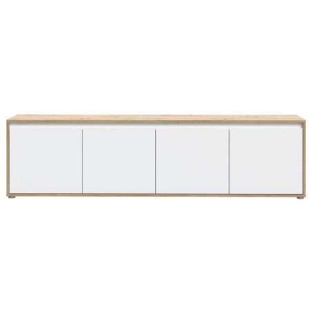 Large TV stand with internal storage space (#3638)