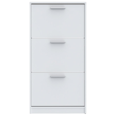 Shoe rack with three tilting drawers and an open back (#3630)