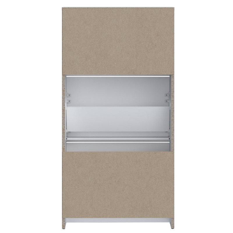 Shoe rack with three tilting drawers and an open back (#3630)