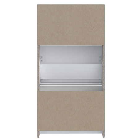 Shoe rack with three tilting drawers and an open back (#3630)