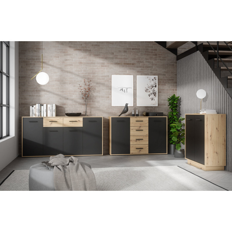 Small sideboard with two doors and one interior shelf (#3644)
