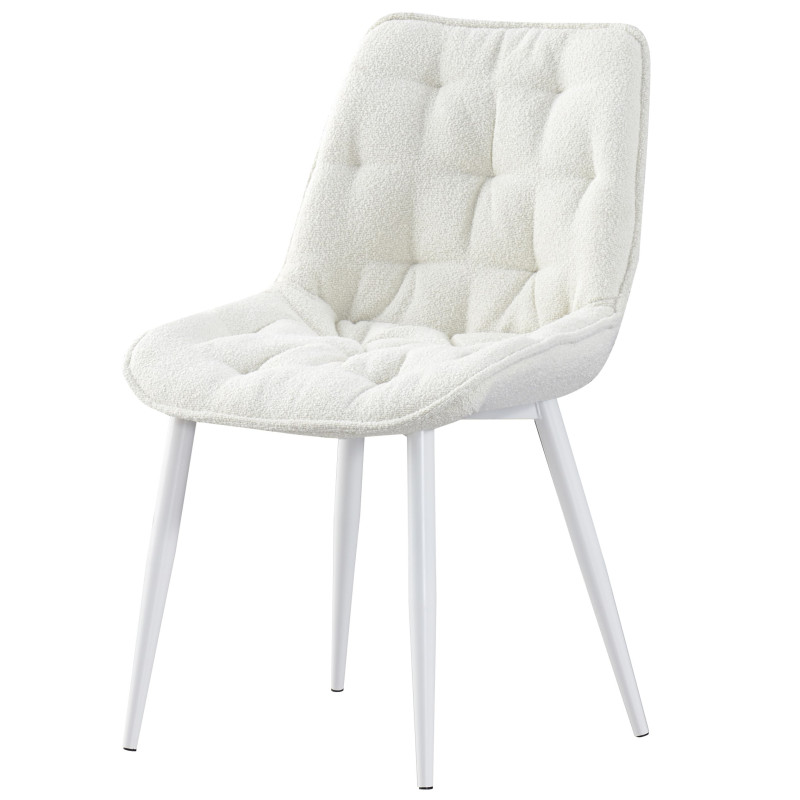 Upholstered dining chair without armrests (#3689)