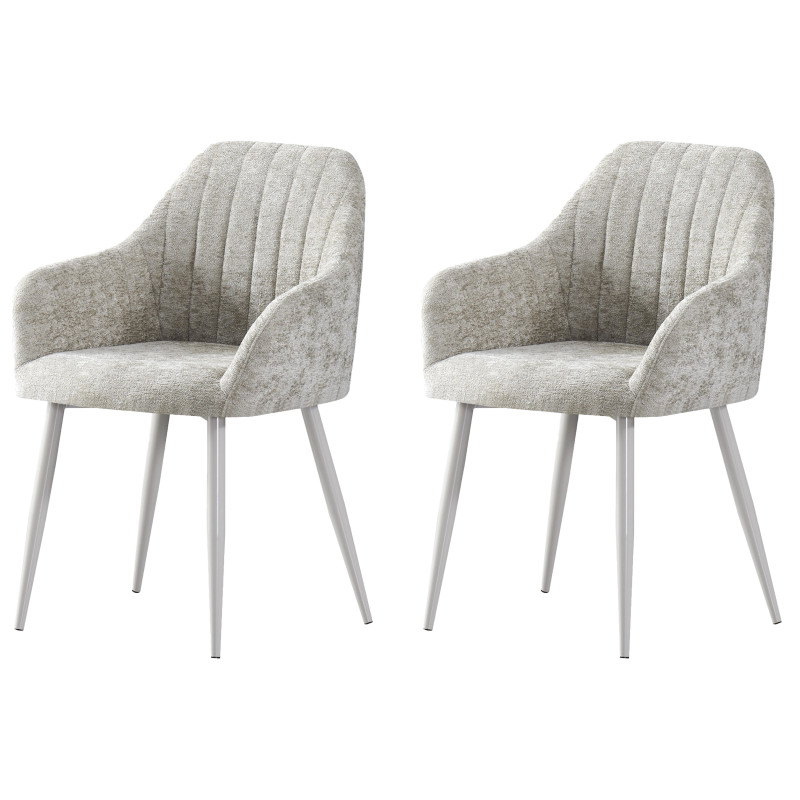 Upholstered chair with armrests (#3690)