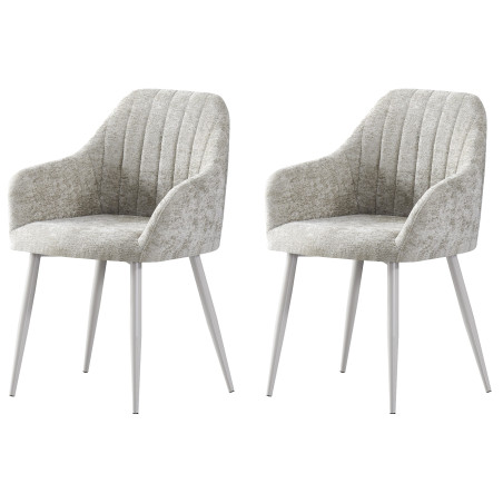 Upholstered chair with armrests (#3690)