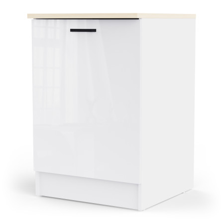 Wide kitchen base cabinet in white (#3673)