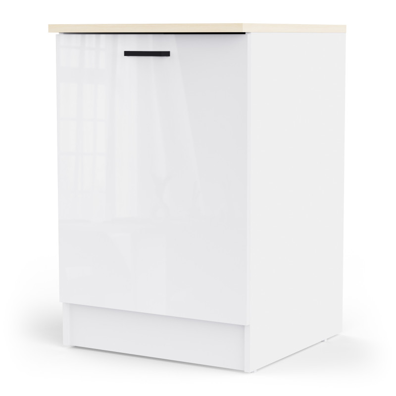 Wide kitchen base cabinet in white (#3673)