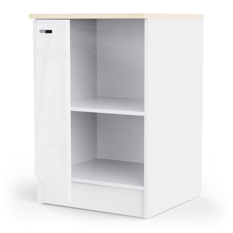 Wide kitchen base cabinet in white (#3673)