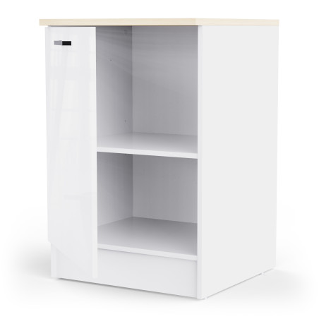 Wide kitchen base cabinet in white (#3673)