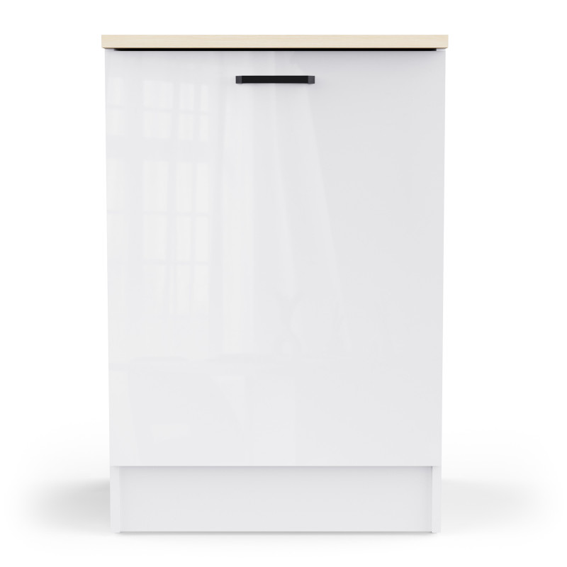 Wide kitchen base cabinet in white (#3673)
