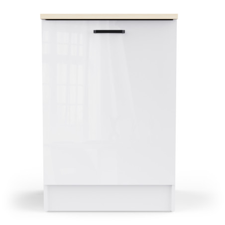 Wide kitchen base cabinet in white (#3673)