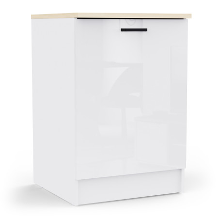 Wide kitchen base cabinet in white (#3673)