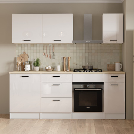 Wide kitchen base cabinet in white (#3673)