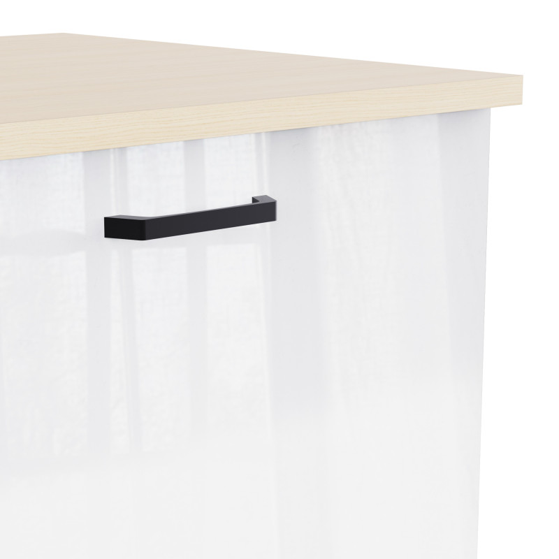 Tall kitchen cabinet in white (#3683)