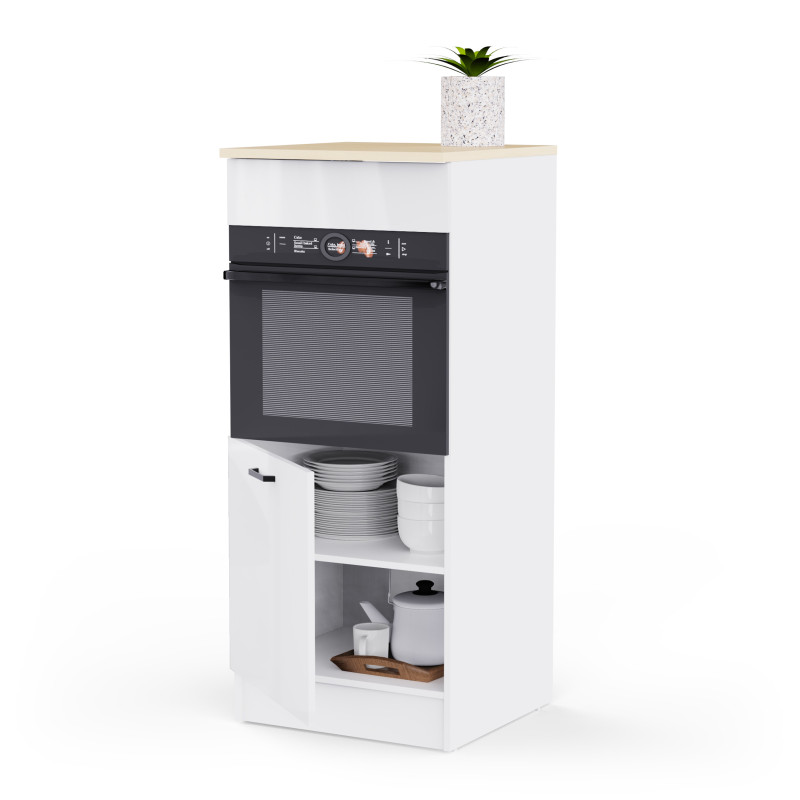 Combined kitchen cabinet with housing for a built-in oven (#3684)